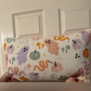 Cupcakes and cashmere pillow nwt Pastel ghost and friends